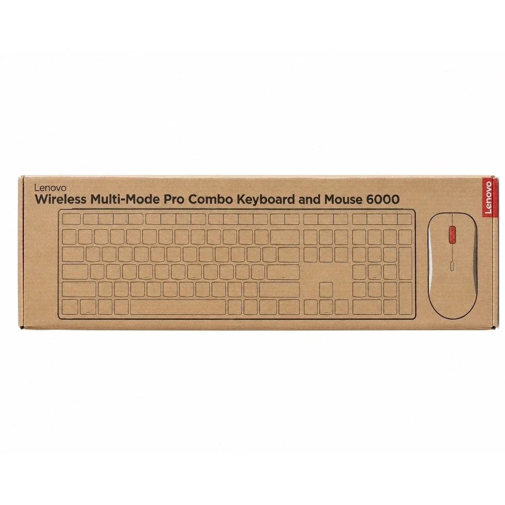 Lenovo Wireless Multi-Mode Pro Combo Keyboard and Mouse 6000 Black 4X31S04810